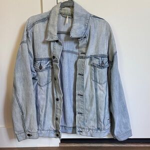 Free People oversized denim jacket M/L